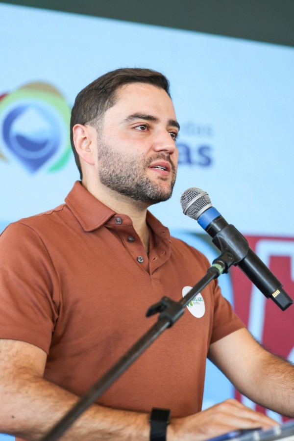 Governador Eduardo Leite e vice-governador Gabriel Souza visitam e inauguram obra na Barragem Jaguari em São Gabriel